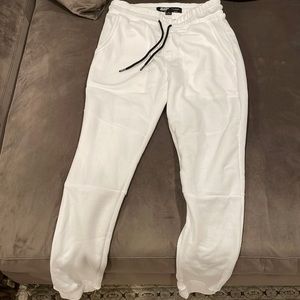 White sweatpants